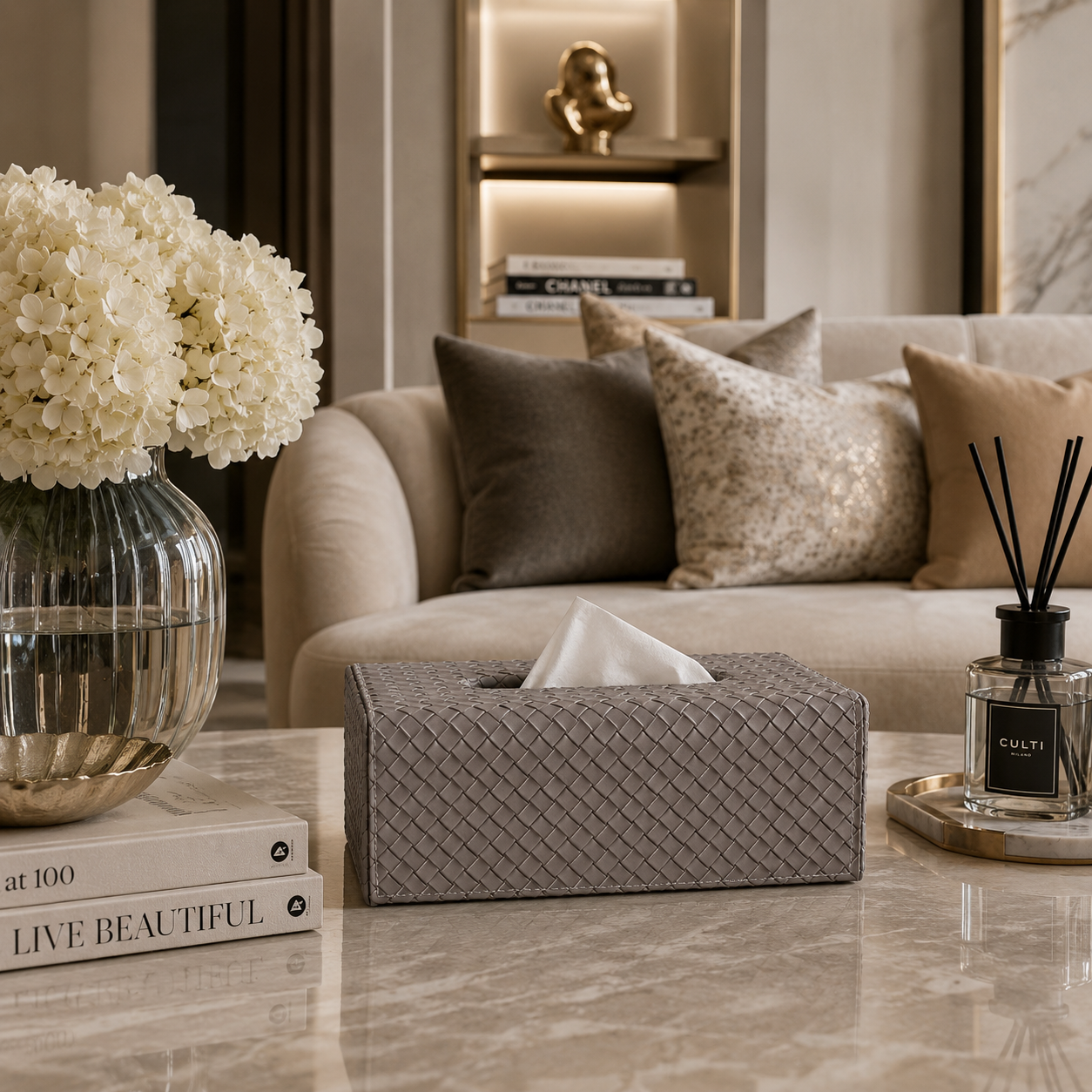 Leedon Woven Tissue Box