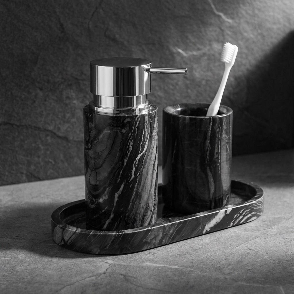 Vera Marble Curve Tray