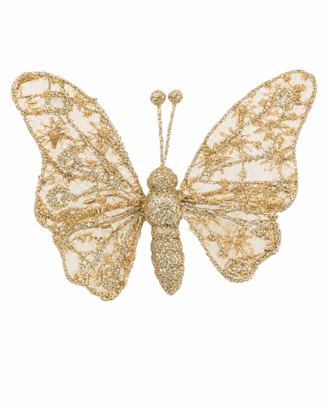 Amal Lace Clip On Butterfly