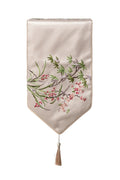 CNY Regal Blossom Table Runner Lt Beige
