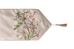 CNY Regal Blossom Table Runner Lt Beige