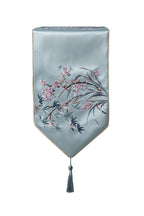 CNY Regal Blossom Table Runner Lt Turquoise