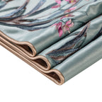 CNY Regal Blossom Table Runner Lt Turquoise
