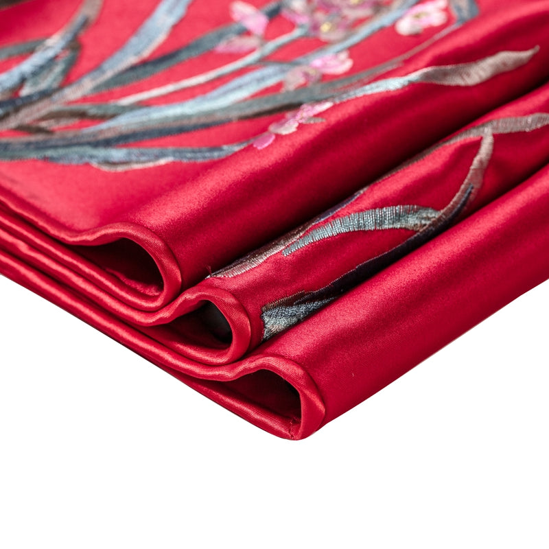 CNY Regal Blossom Table Runner Rouge