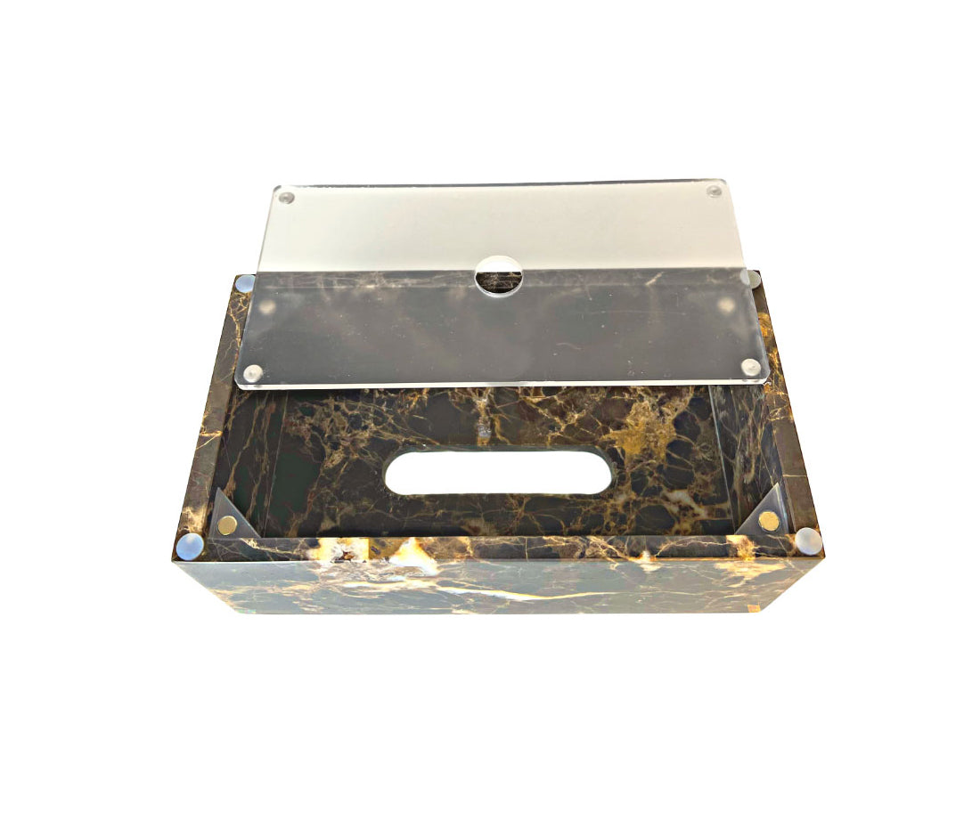 Casa Marble Tissue Box