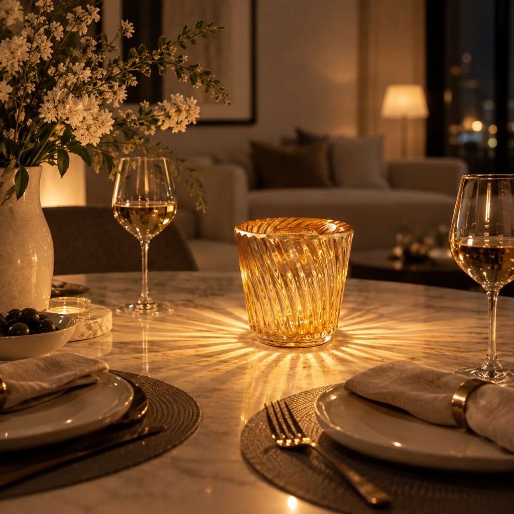 Celio Crystal Lamp