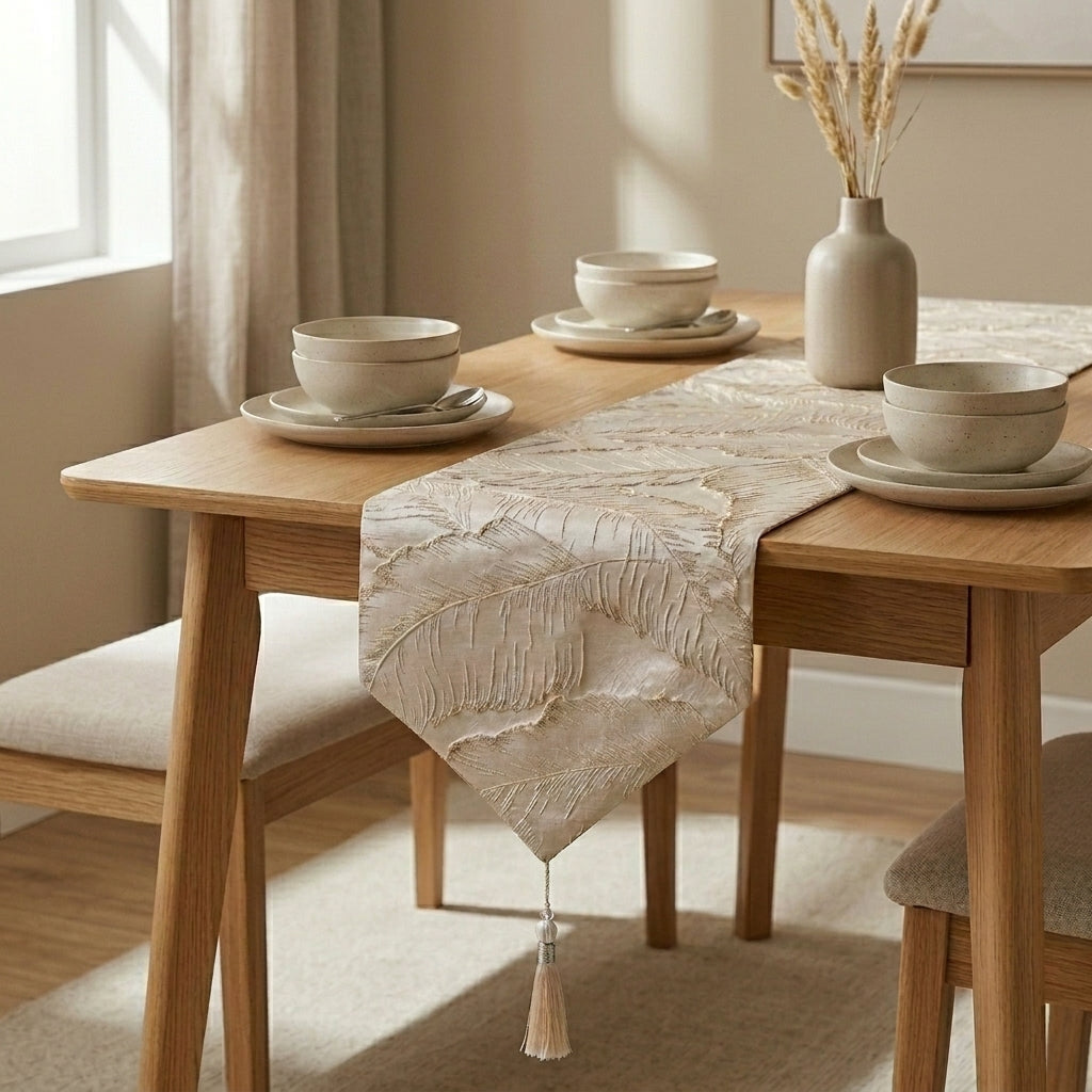Floral Palm Table Runner