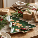 Ho Ho Xmas Tree Plate