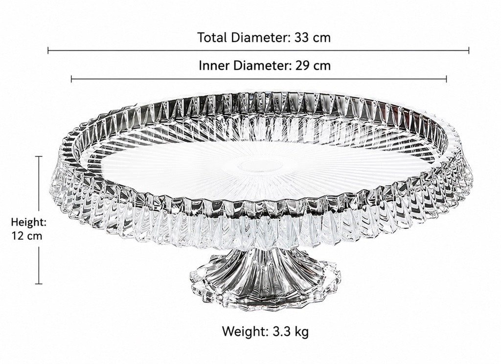 Sabel Crystal Platter