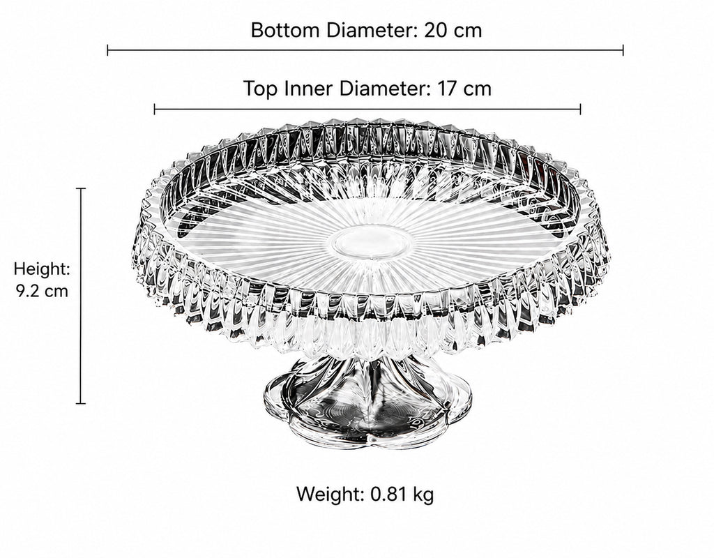Sabel Crystal Platter