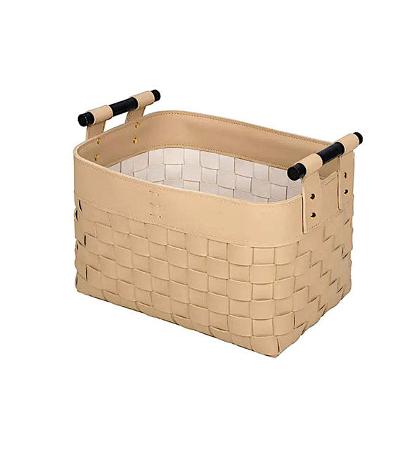 Kesington Faux Leather Basket