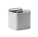 Kingsley Faux Leather Woven Holder