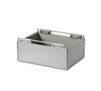 Kingsley Faux Leather Woven Basket