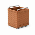 Kingsley Faux Leather Woven Holder