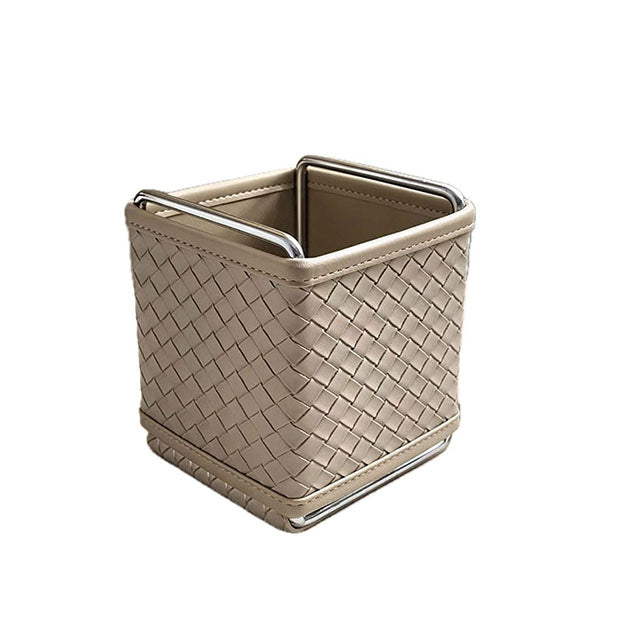Kingsley Faux Leather Woven Holder