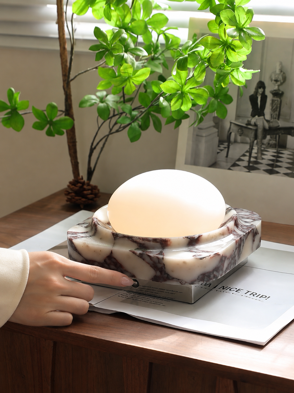 Laurent Marble Table Lamp (PRE ORDER)
