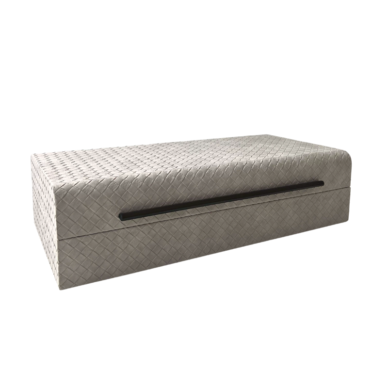 Leedon Woven PU Leather Box