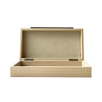 Leedon Woven PU Leather Box