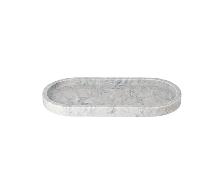 Leroy Marble Curve Tray