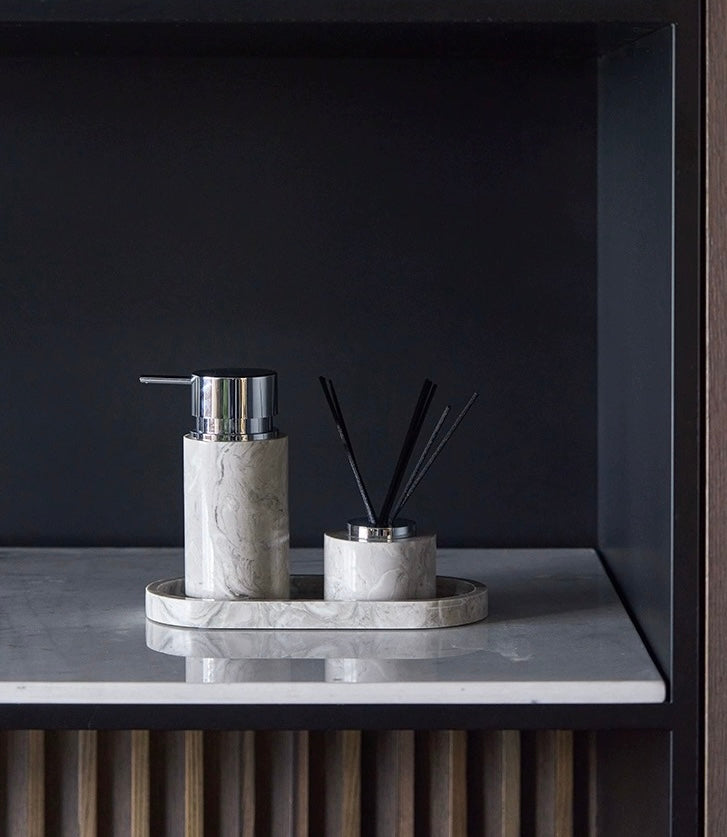Leroy Marble Curve Tray