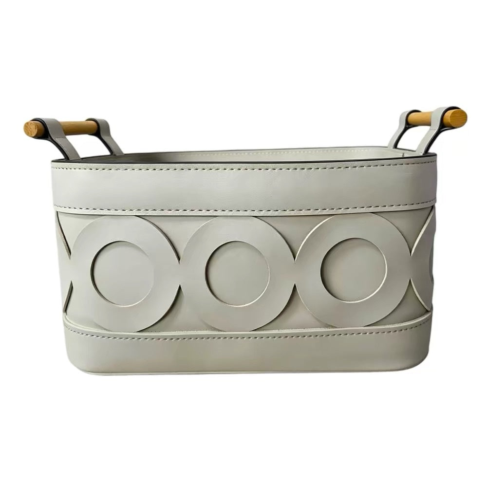 Liberty Faux Leather Basket