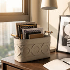 Liberty Faux Leather Basket