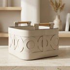Liberty Faux Leather Basket