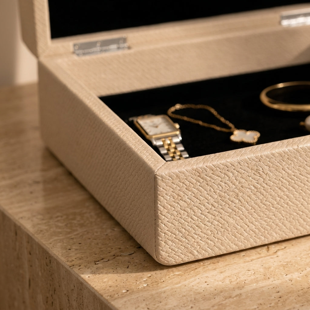 Luna Faux Leather Box