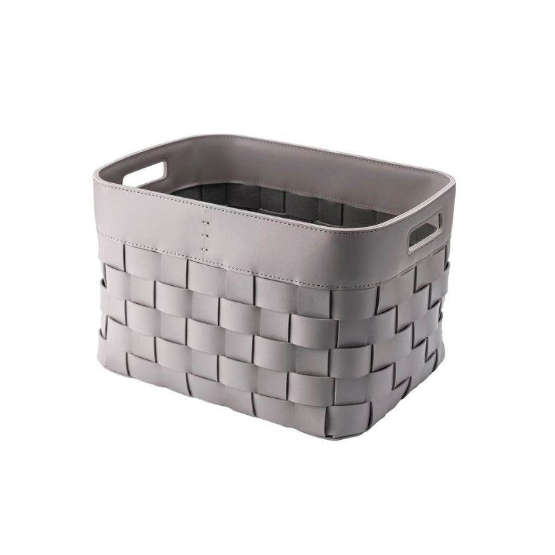 Madison Faux Leather Basket