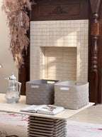 Madison Faux Leather Basket