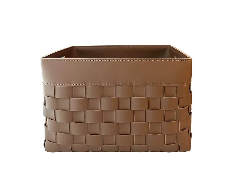 Madison Faux Leather Basket