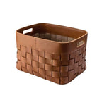 Madison Faux Leather Basket