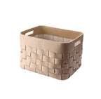 Madison Faux Leather Basket