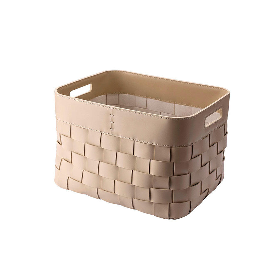 Madison Faux Leather Basket