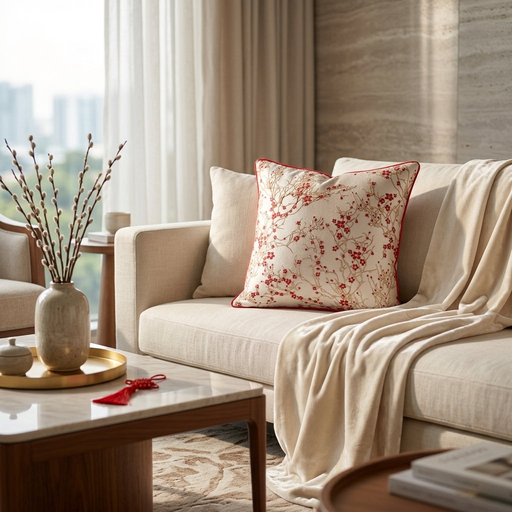 Mini Peony Cushion