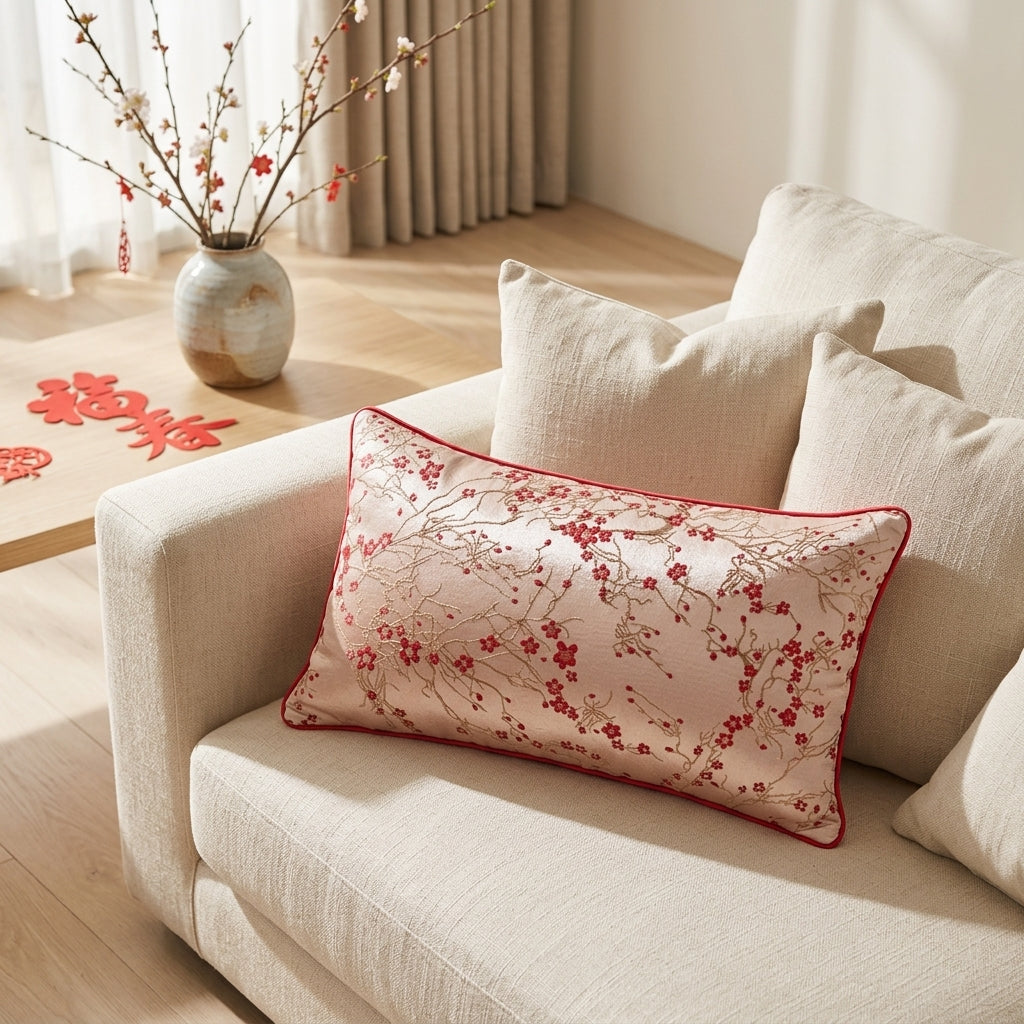 Mini Peony Long Cushion