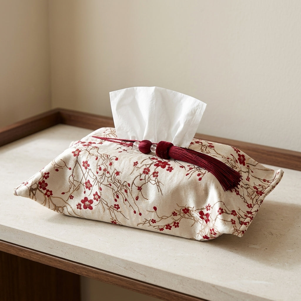 Mini Peony Tissue Box