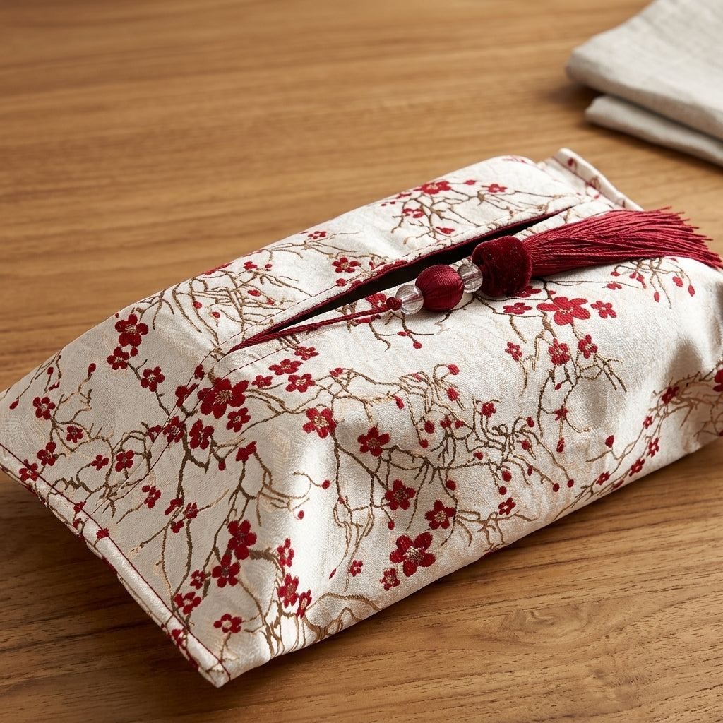 Mini Peony Tissue Box