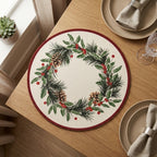 Nostalgic Round Xmas Placemat