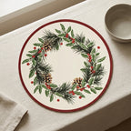 Nostalgic Round Xmas Placemat
