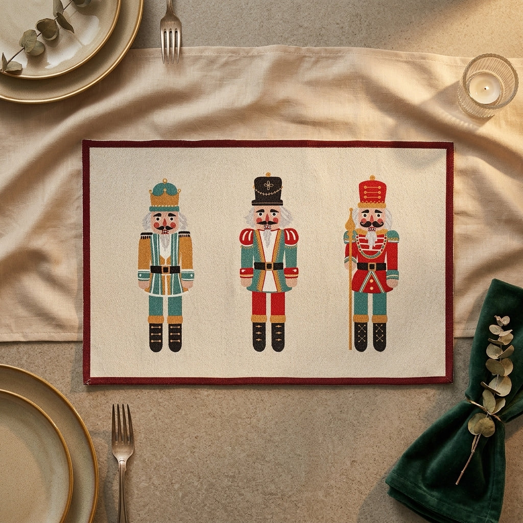 Nutcracker Placemat Crème