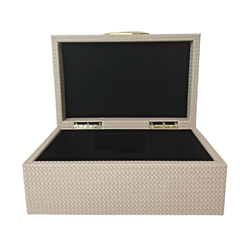 Oberio Faux Leather Box