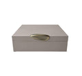 Oberio Faux Leather Box