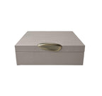 Oberio Faux Leather Box