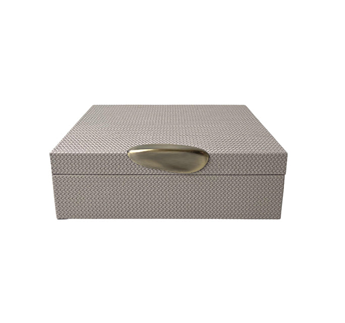Oberio Faux Leather Box