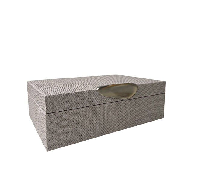 Oberio Faux Leather Box