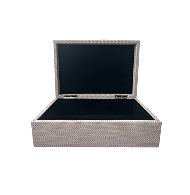 Oberio Faux Leather Box