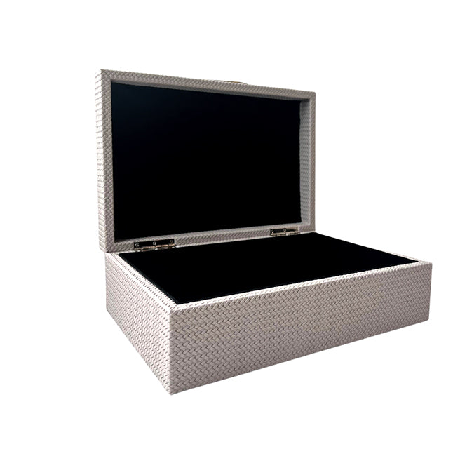 Oberio Faux Leather Box