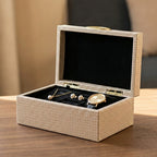 Oberio Faux Leather Box