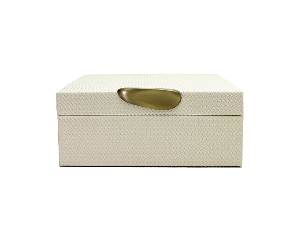 Oberio Faux Leather Box